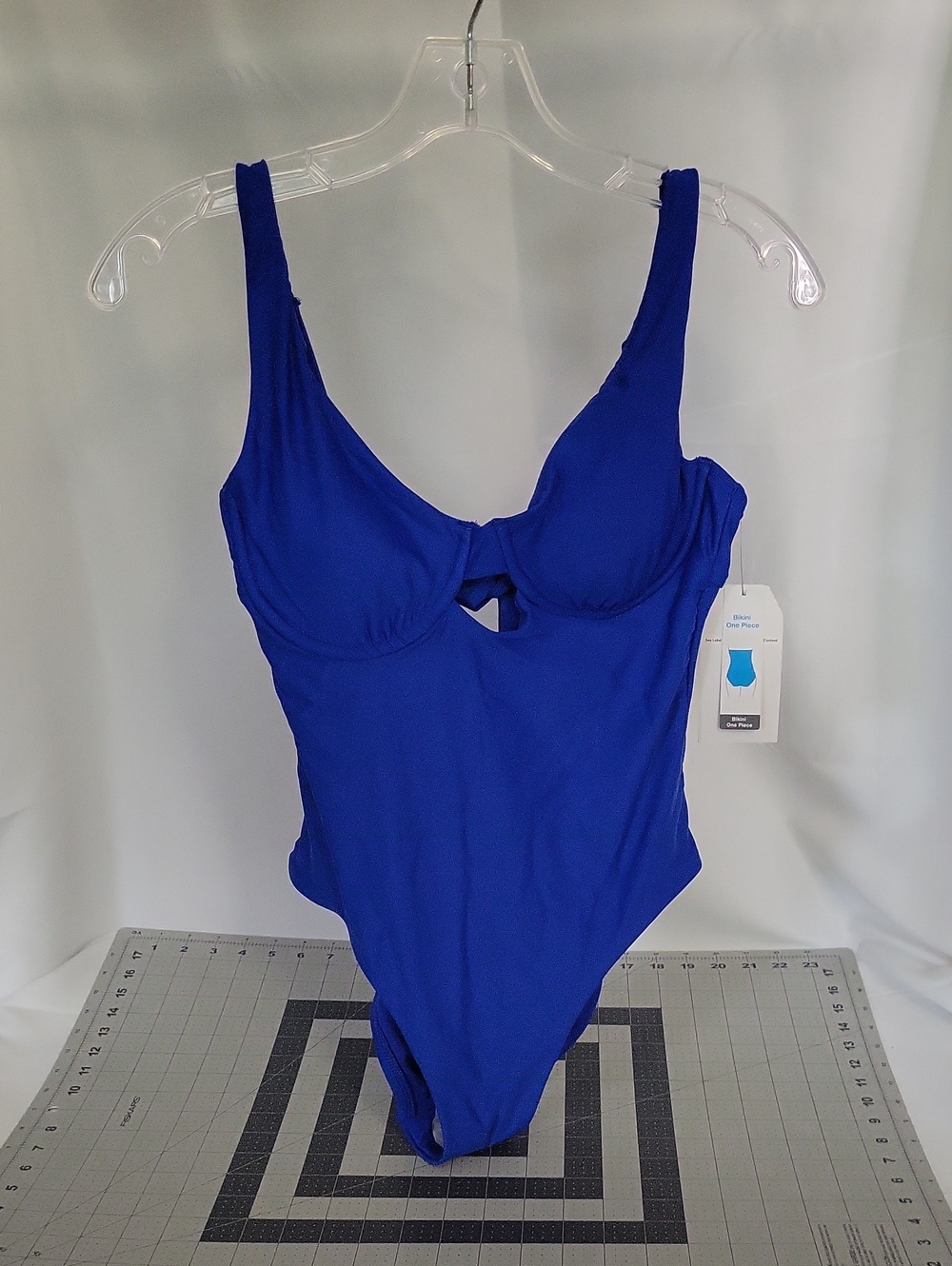 Women's Bold Cobalt One-Piece Swimsuit with Underwire Support
